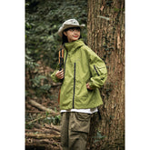 Unisex Jacket Jacket Loose Hooded Jacket Men and Women Couple Functional Style Jacket